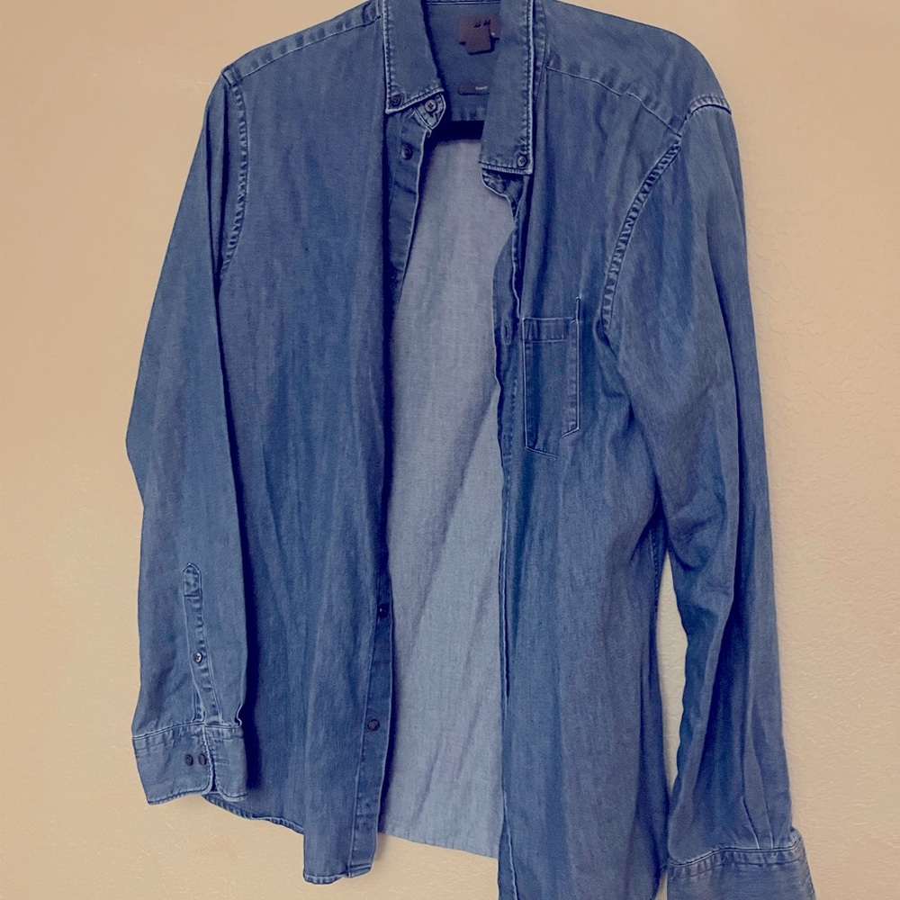 H&M Premium Denim Shirt XL